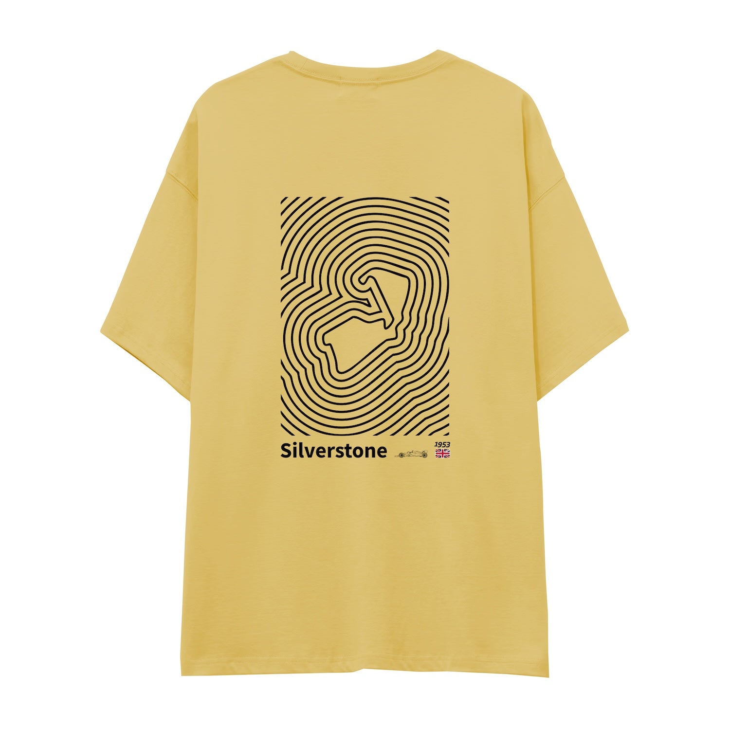 Silverstone Circuit Artwork Oversize Tişört