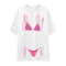 Pink Bikini Oversize Tişört