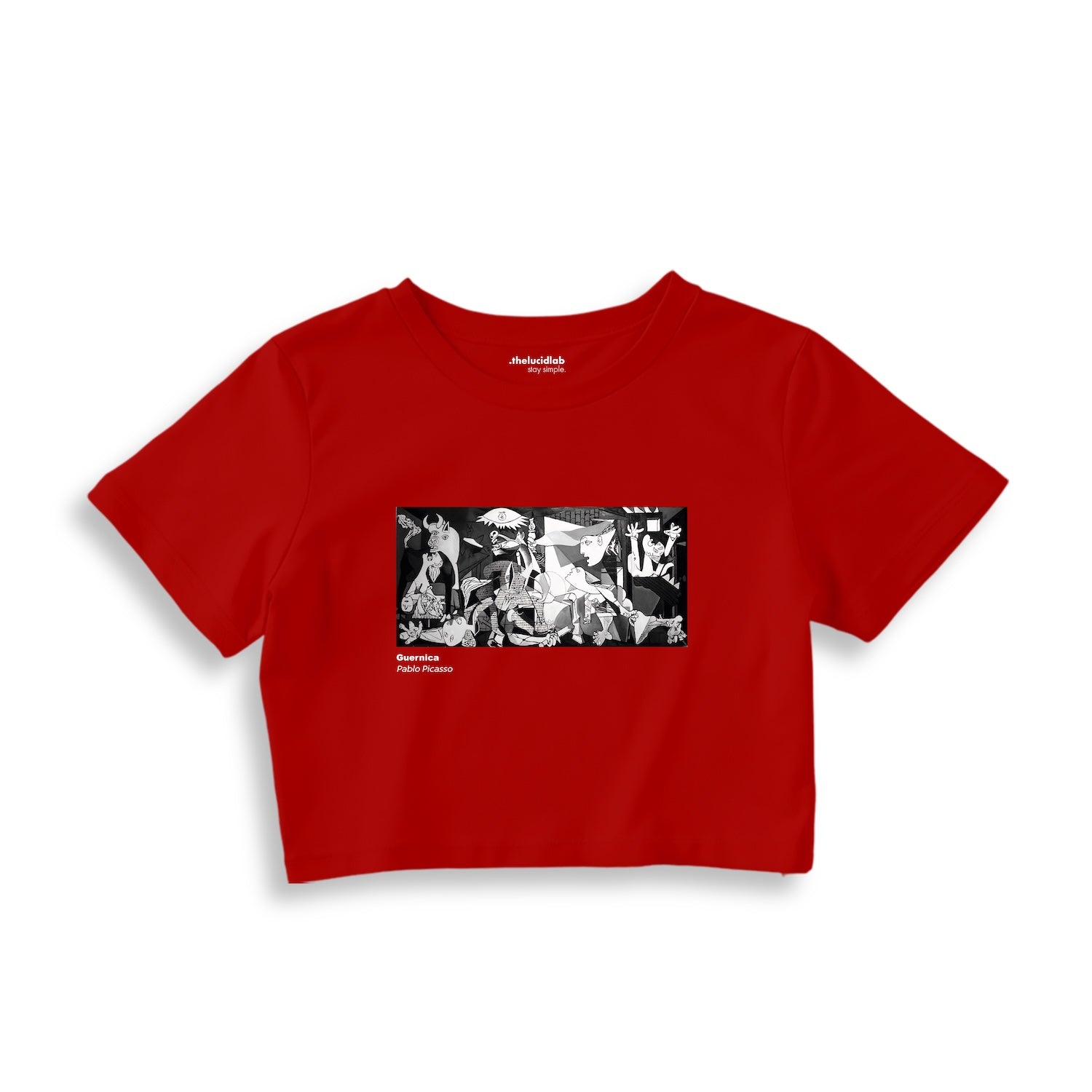 Guernica Crop Tişört