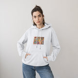 Color Study, Squares With Concentric Circles Hoodie