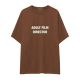 Adult Film Director Oversize Tişört
