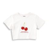 Cherry Fullness Crop Tişört