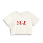 MILF / Man I Love Ferrari Crop Tişört