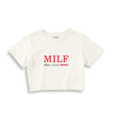 MILF / Man I Love Ferrari Crop Tişört