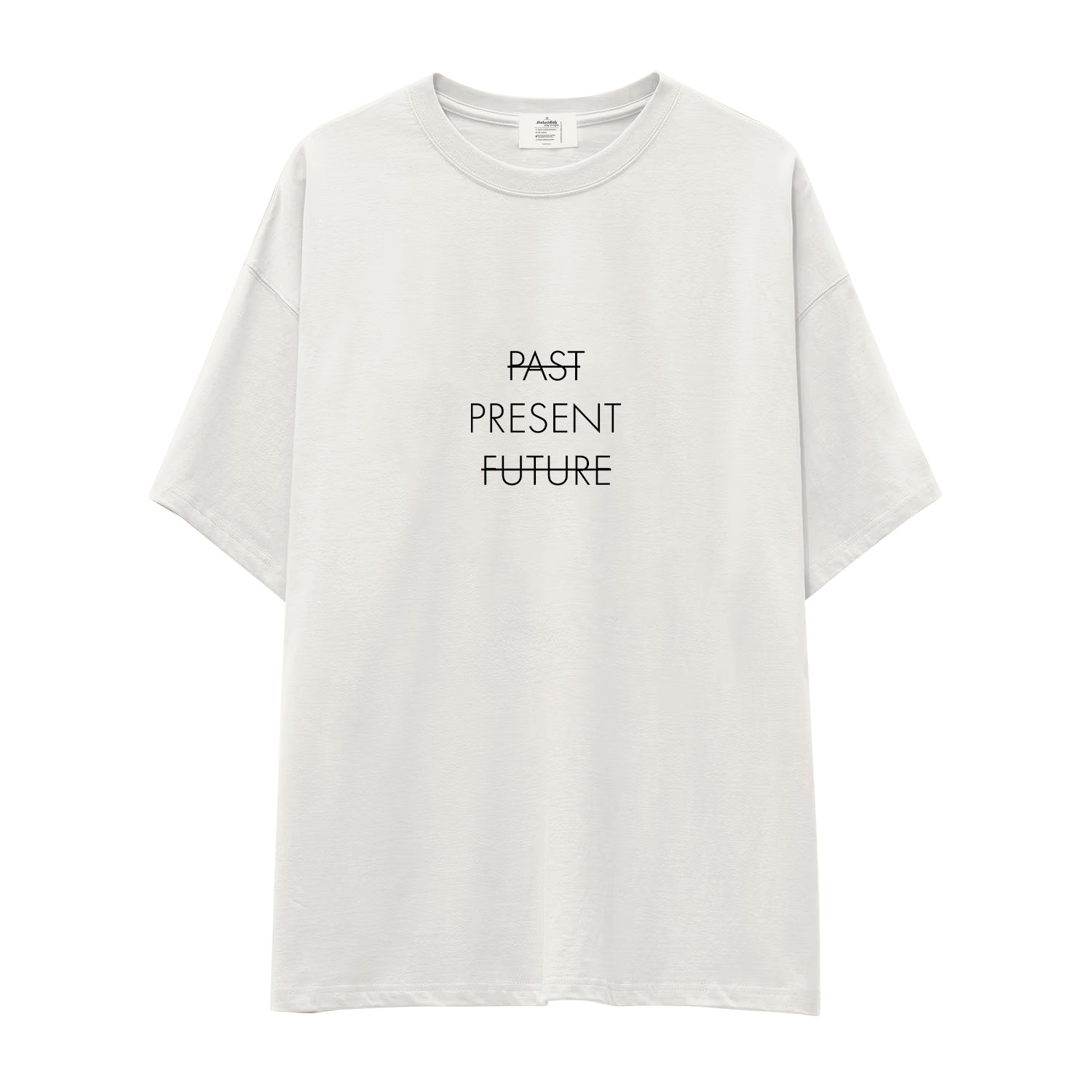 Past Present Future Oversize Tişört