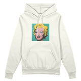 Andy Warhol / Marilyn Monroe Blue Oversize Hoodie