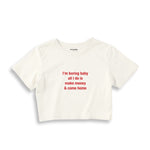 I’m Boring Baby Crop Tişört