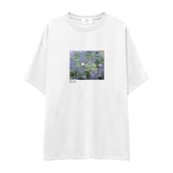 Water Lilies Oversize Tişört