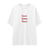 Eat Drive Marry Oversize Tişört