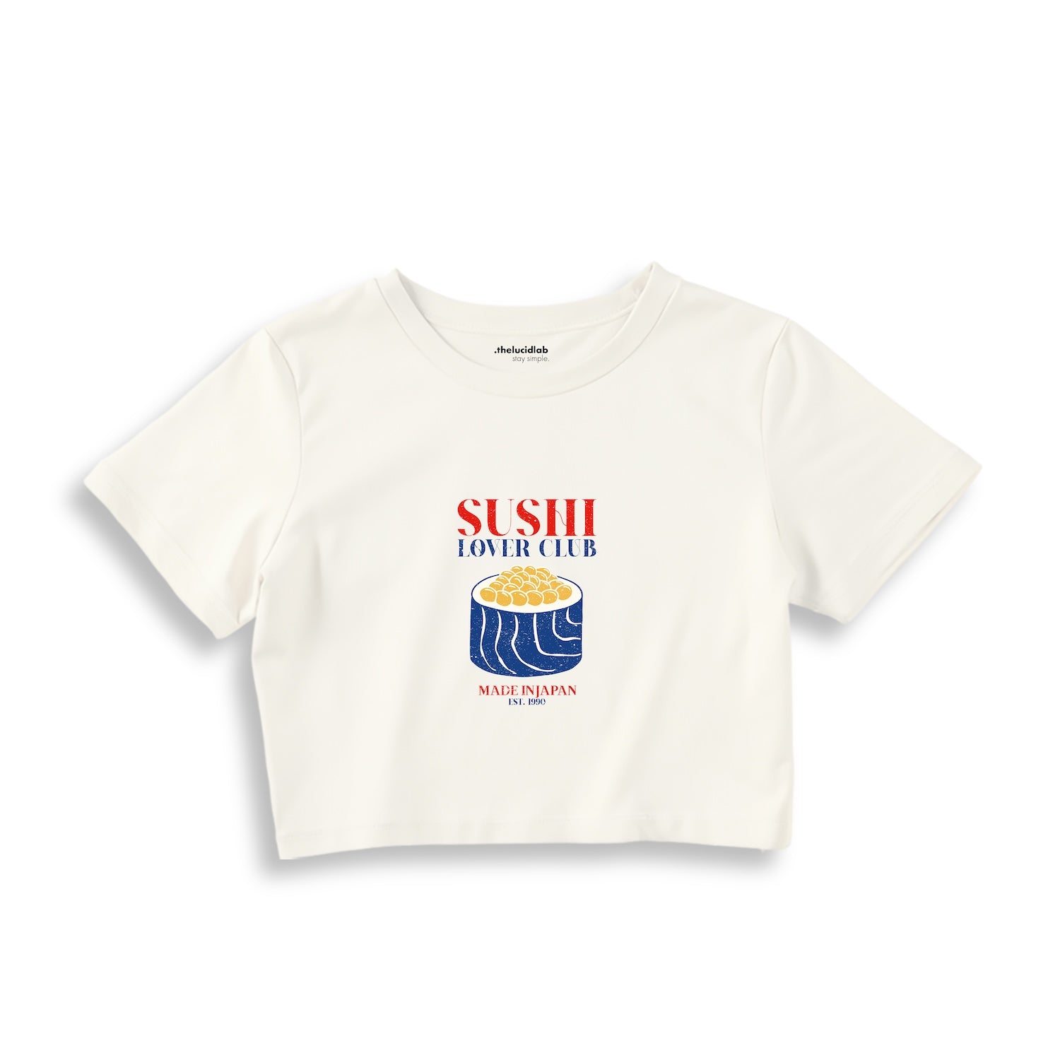 Sushi Lover Club Crop Tişört