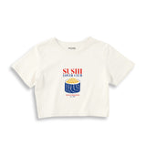 Sushi Lover Club Crop Tişört