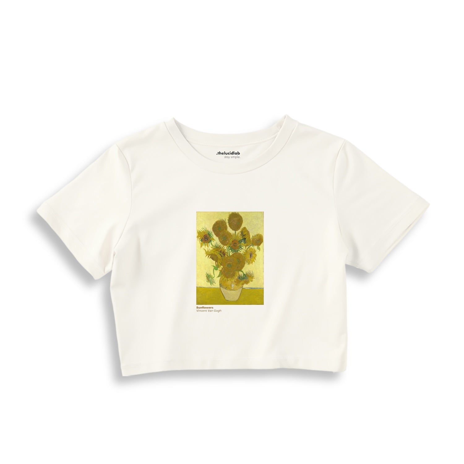 Sunflowers Crop Tişört
