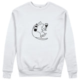 Wine Lover Cat Sweatshirt