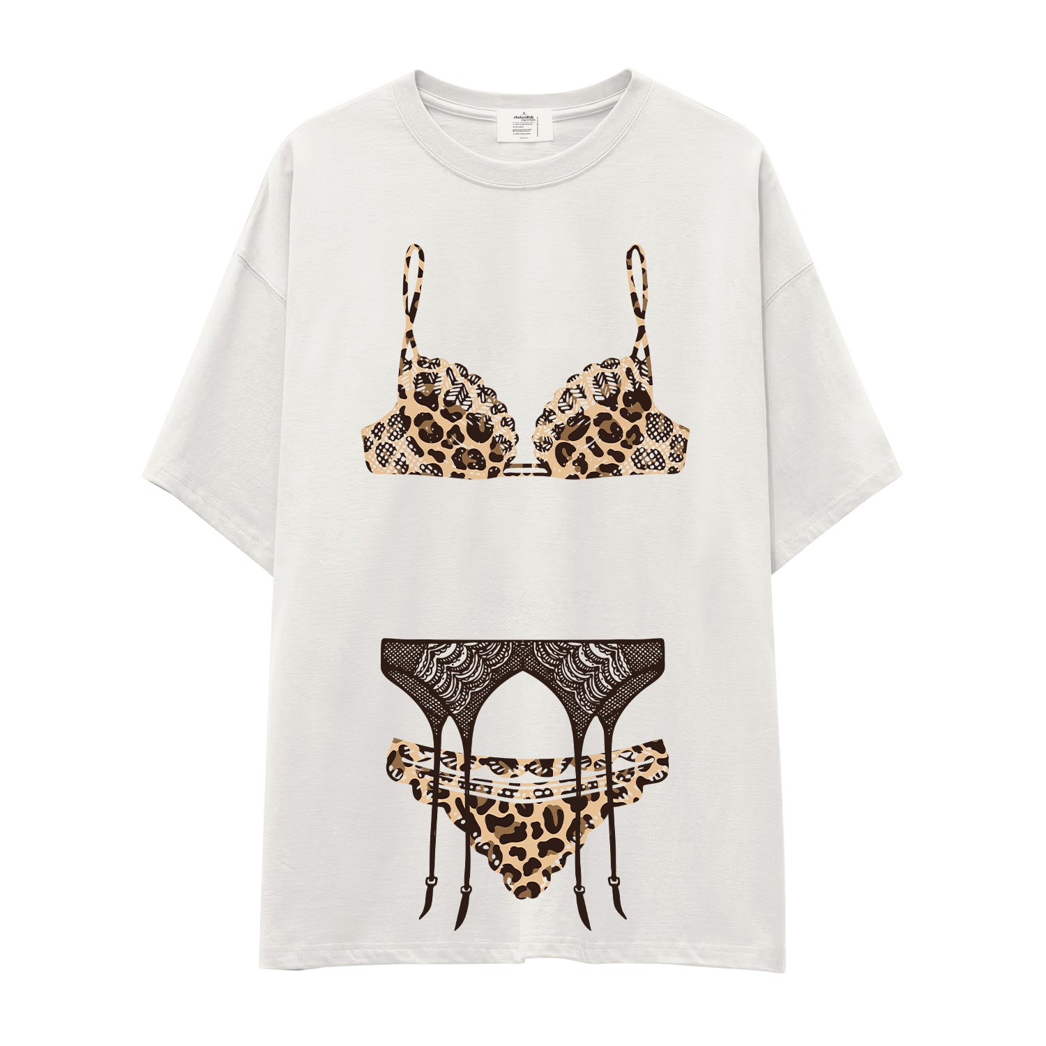 Noir Seduce – Leopard Oversize Tişört