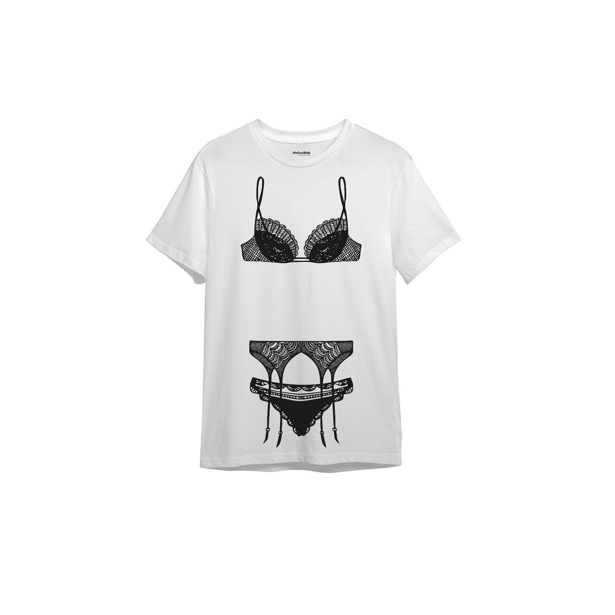 Noir Seduce Tişört — Beyaz