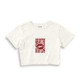 Ruby Lips Crop Tişört