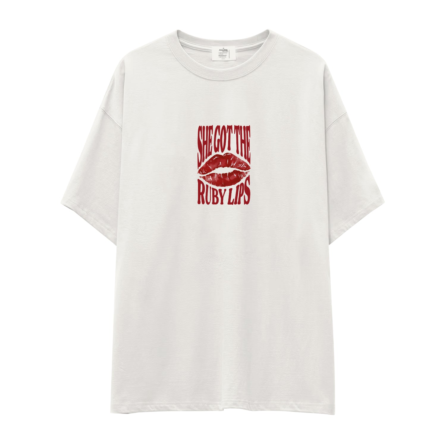 Ruby Lips Oversize Tişört