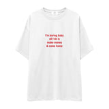 I’m Boring Baby Oversize Tişört