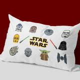 Star Wars Icons 30cm x 50cm Çift Taraflı Kırlent Kılıfı