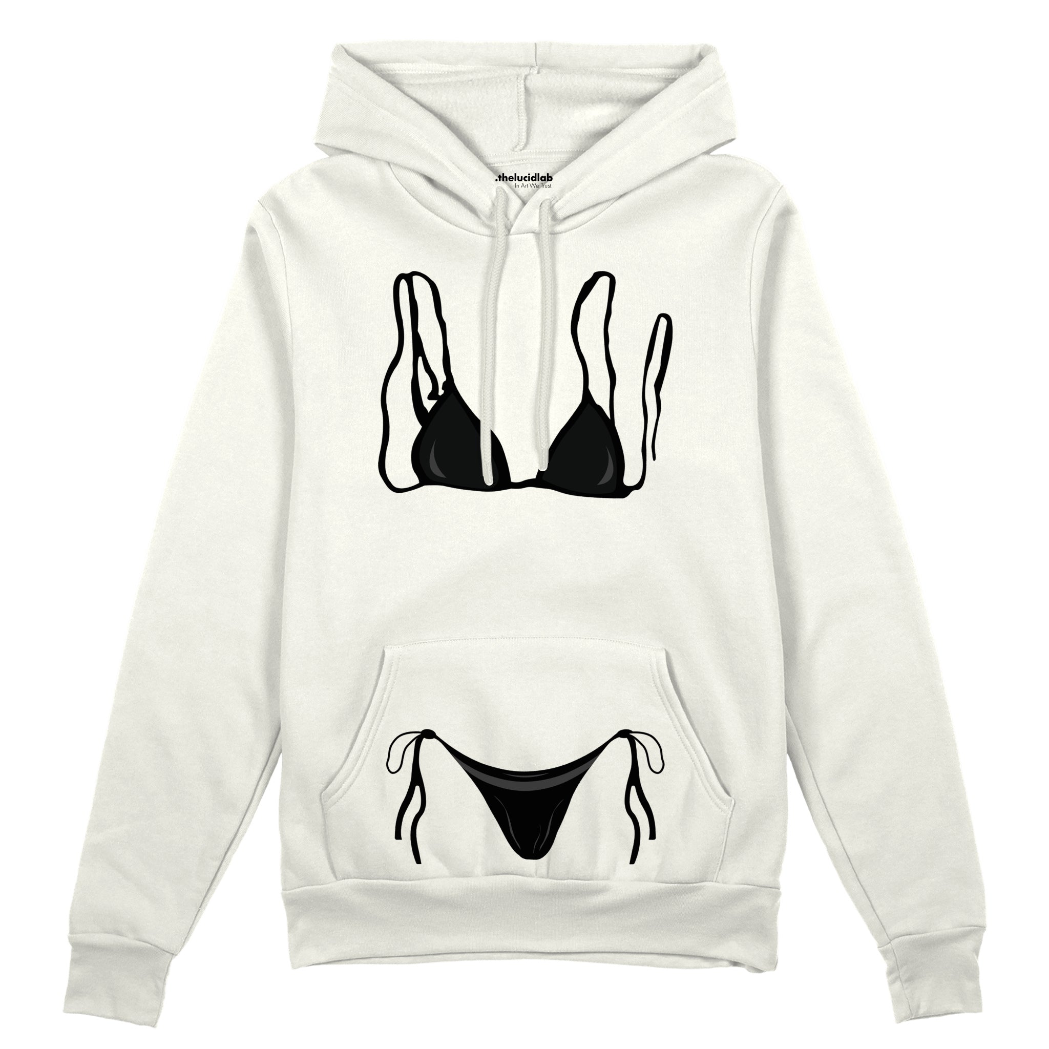 Black Bikini Oversize Hoodie