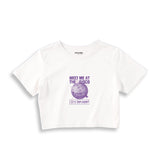 Meet Me At The Disco Crop Tişört