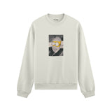 Albert Einstein / Homer Simpson Oversize Sweatshirt