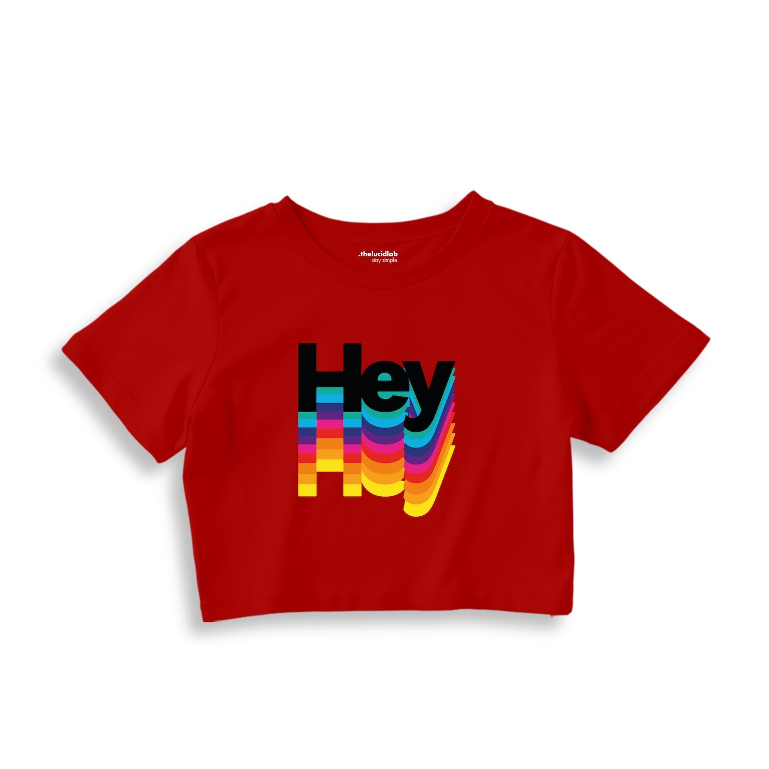 Hey Crop Tişört