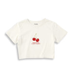 Cherry Mood Crop Tişört