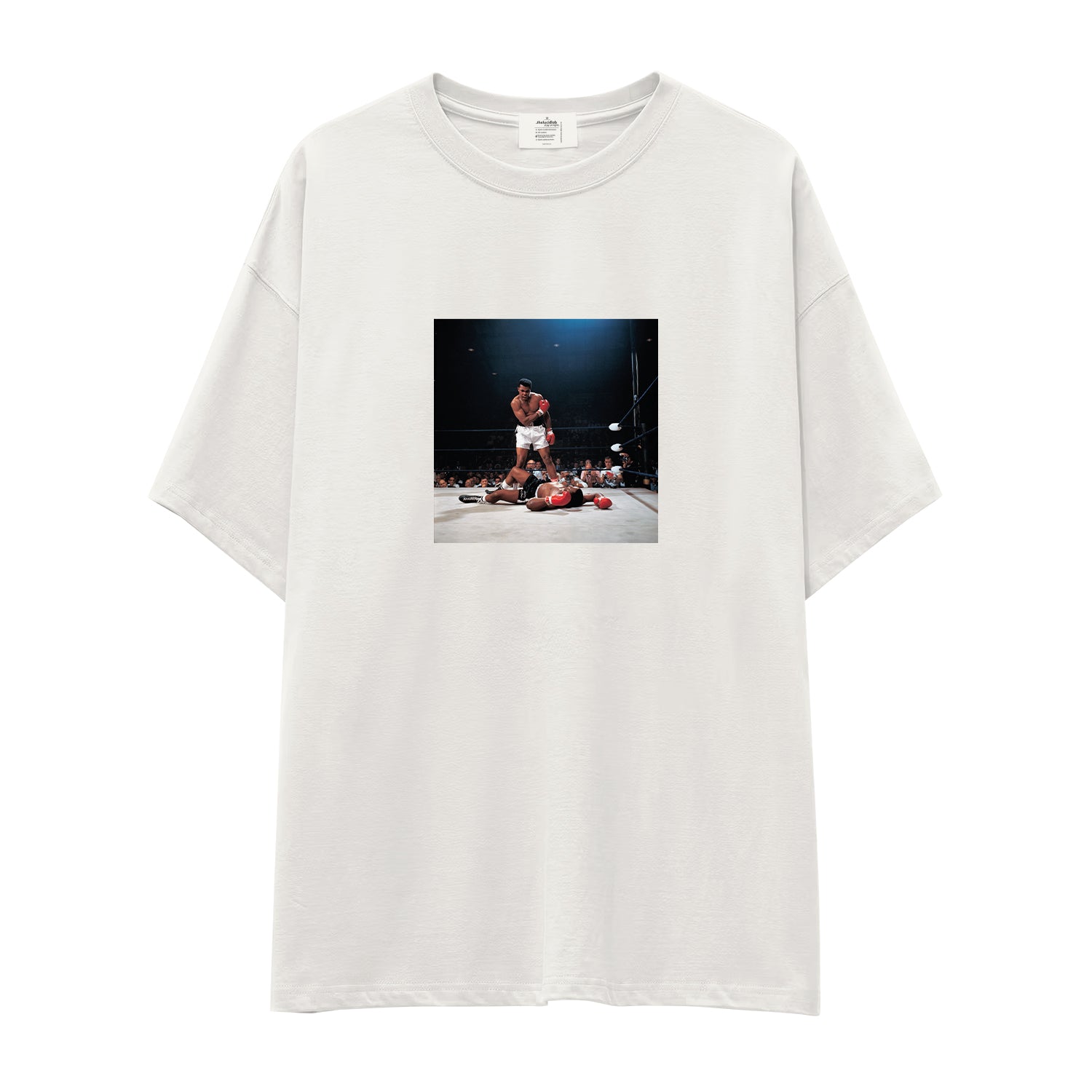 Muhammed Ali And Sonny Liston Usa 1965 Oversize Tişört