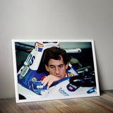 The Legend v2 / Ayrton Senna Poster