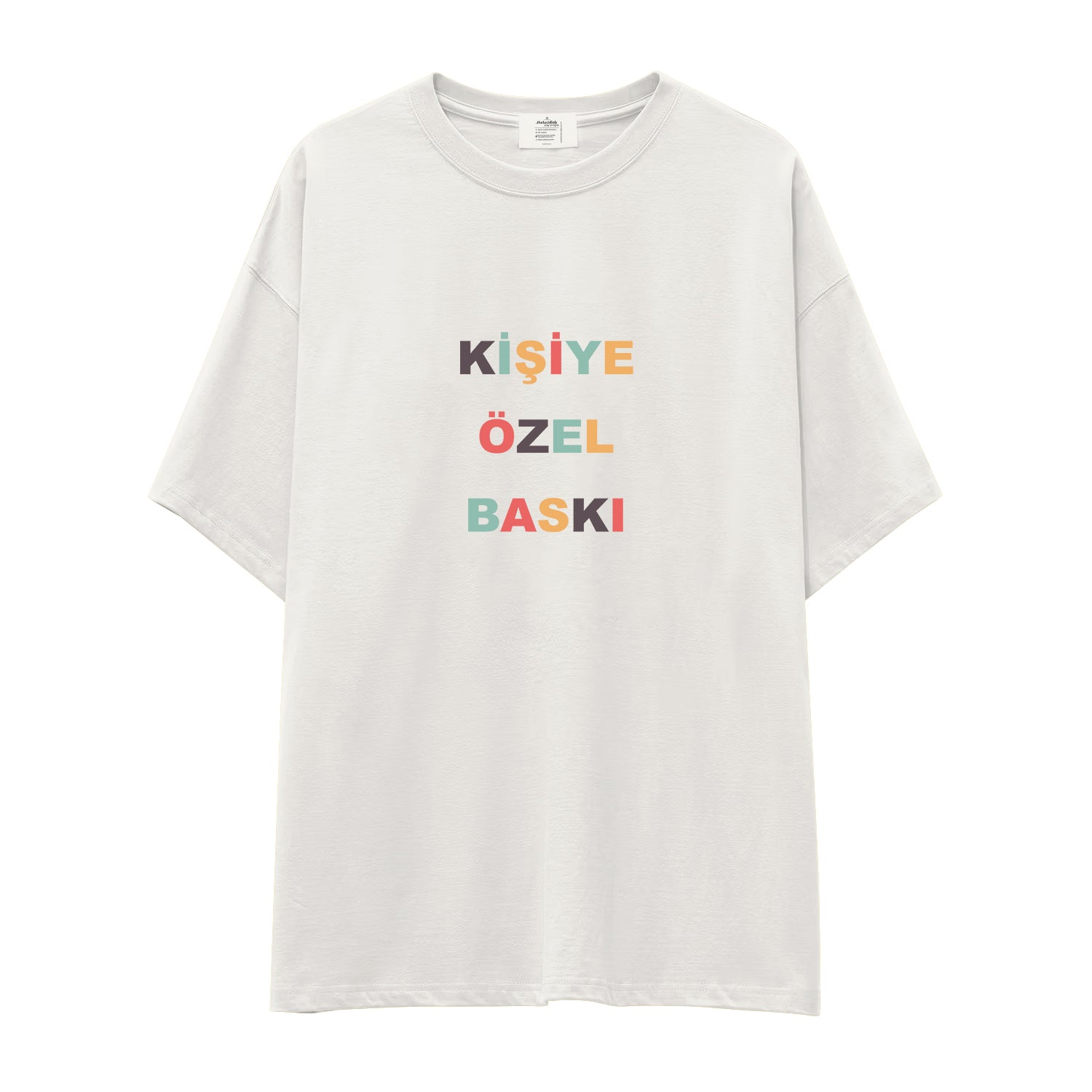 Kişiye Özel Baskılı Oversize Tişört