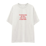 I’m Boring Baby Oversize Tişört