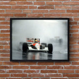 Ayrton Senna Rain Man Poster