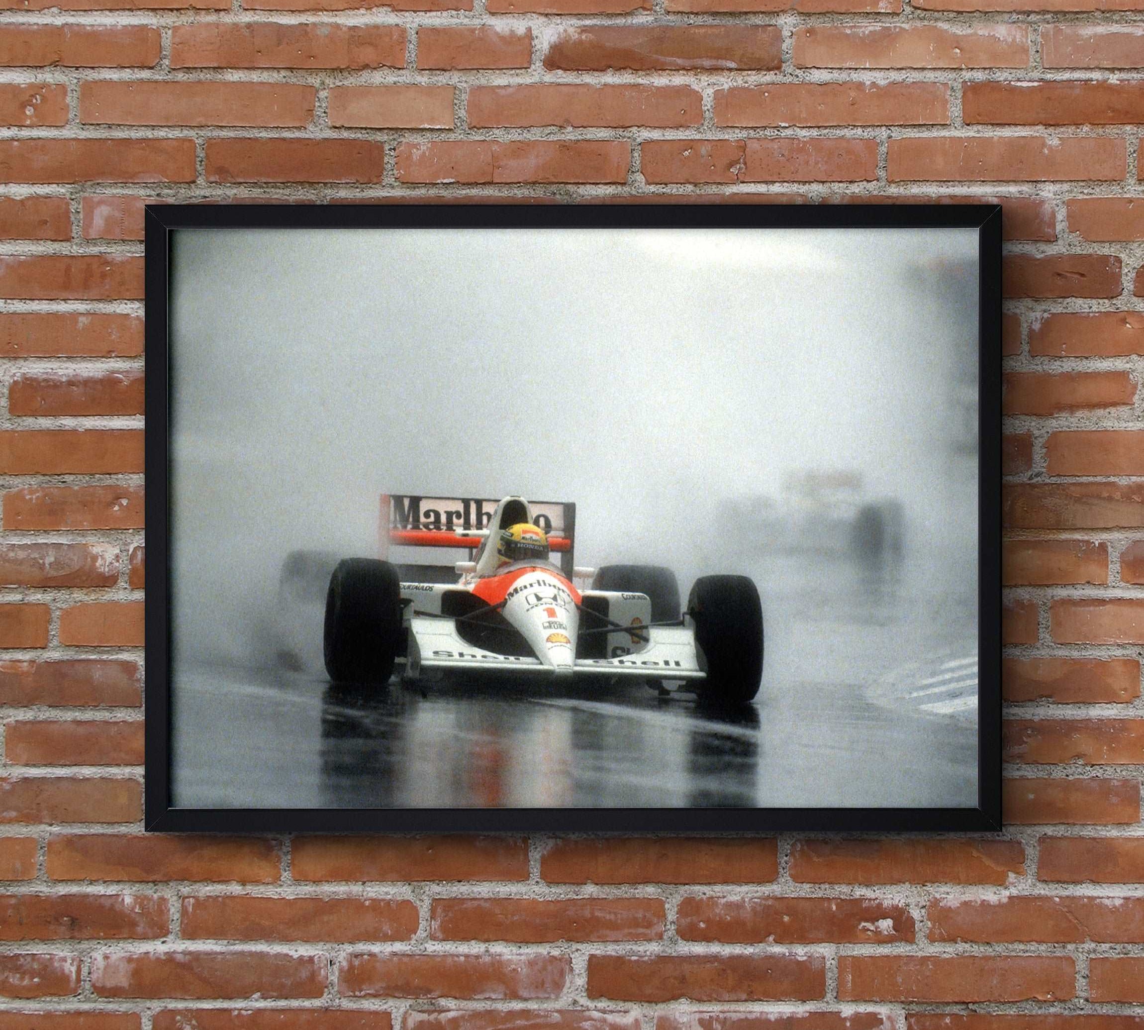 Ayrton Senna Rain Man Poster