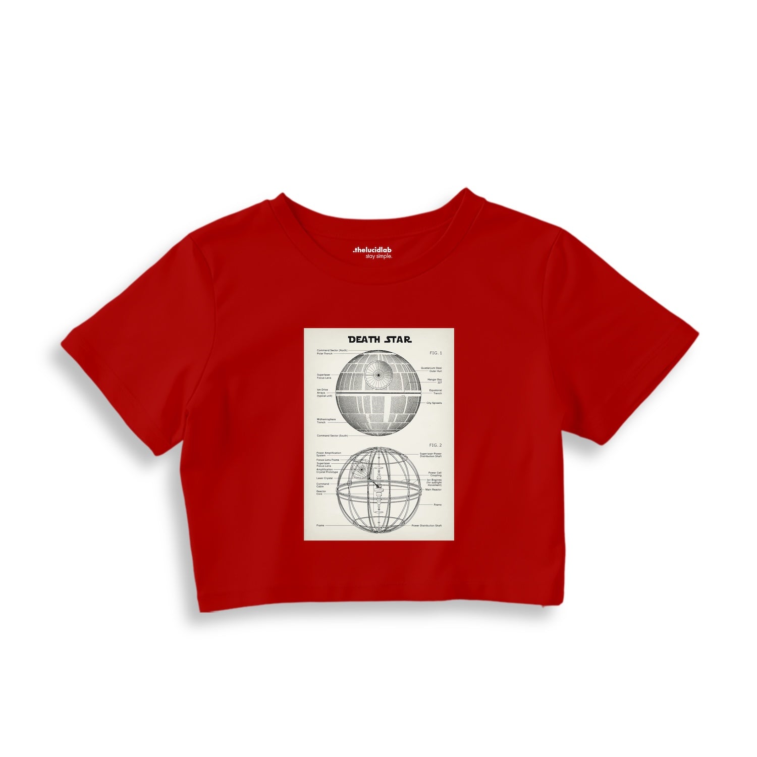 Death Star Crop Tişört