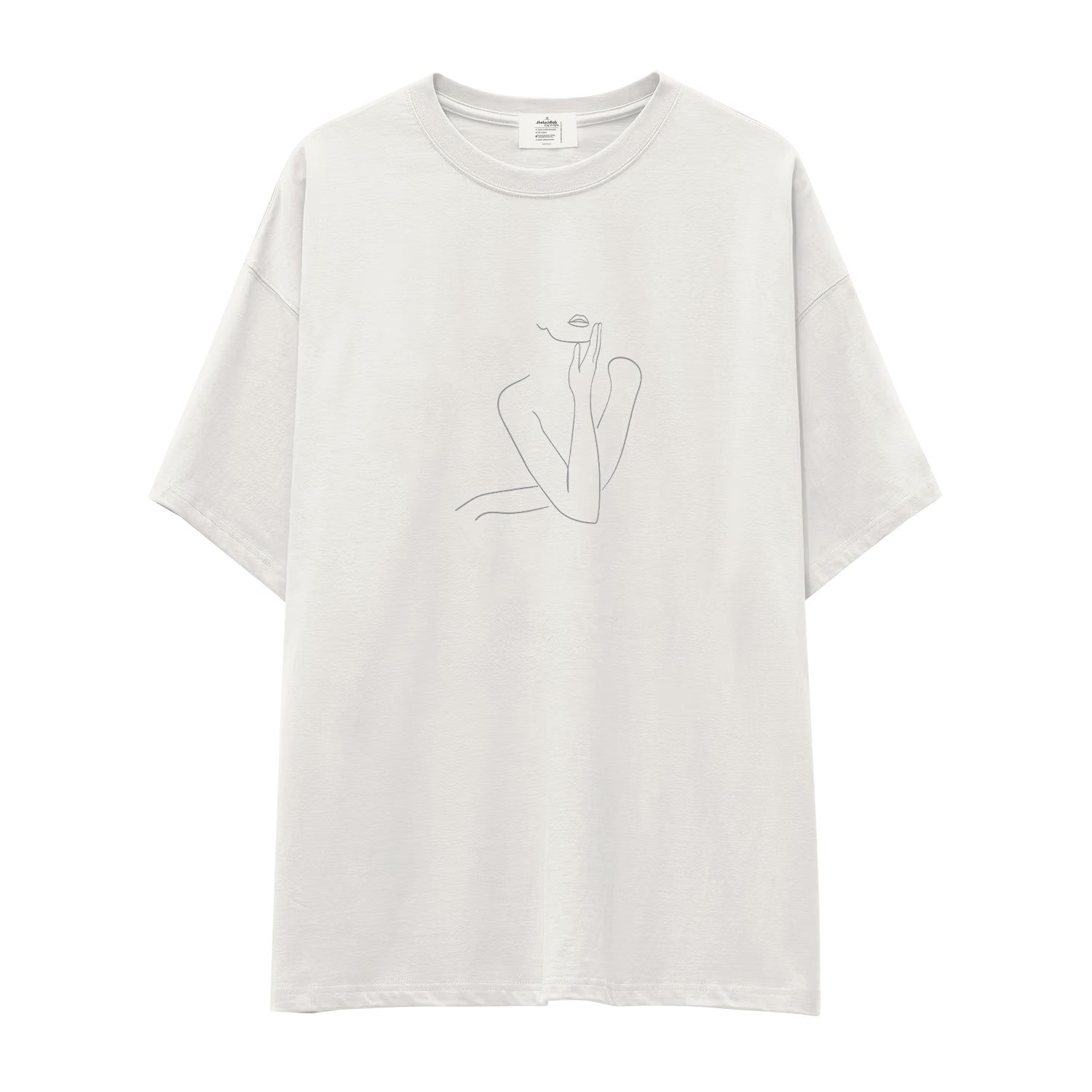 Women / Kadın Silüeti Oversize Tişört