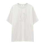 Women / Kadın Silüeti Oversize Tişört