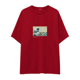 Kanagawa Oki Nami Ura Oversize Tişört
