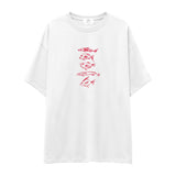 Sketches of Fish Oversize Tişört