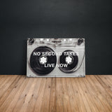 No Second Takes Kanvas Tablo