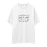 Basketball Court Oversize Tişört