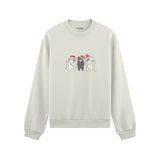 Tangled Christmas Cats Oversize Sweatshirt