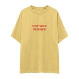 Hot Wife Summer Oversize Tişört