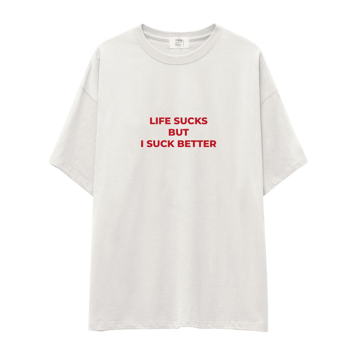 Life Sucks Oversize Tişört