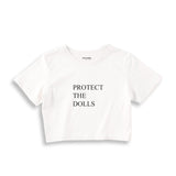 Protect The Dolls Crop Tişört