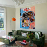 Basquiat Skull (1982) Duvar Örtüsü