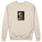 Skull of a Skeleton with Burning Cigarette Sweatshirt