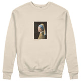 İnci Küpeli Kız Sweatshirt