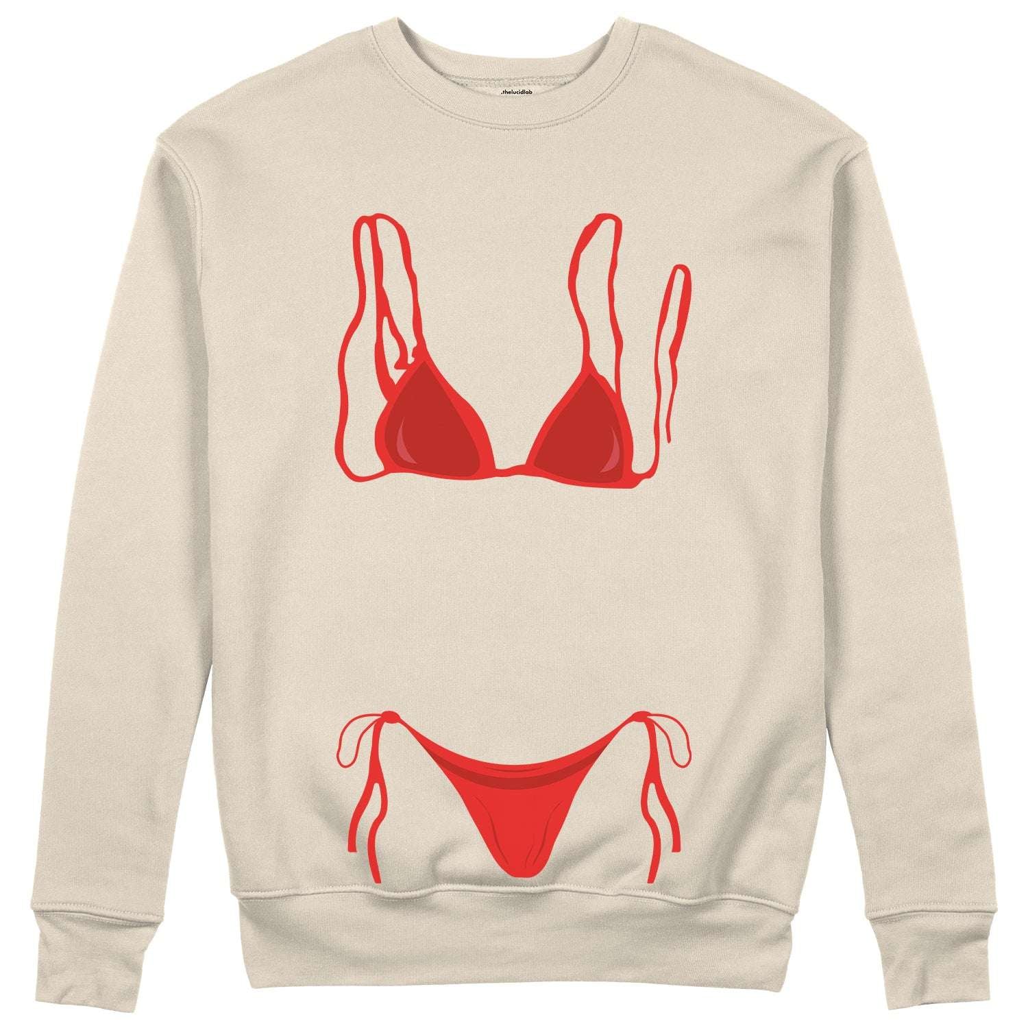 Red Bikini Sweatshirt
