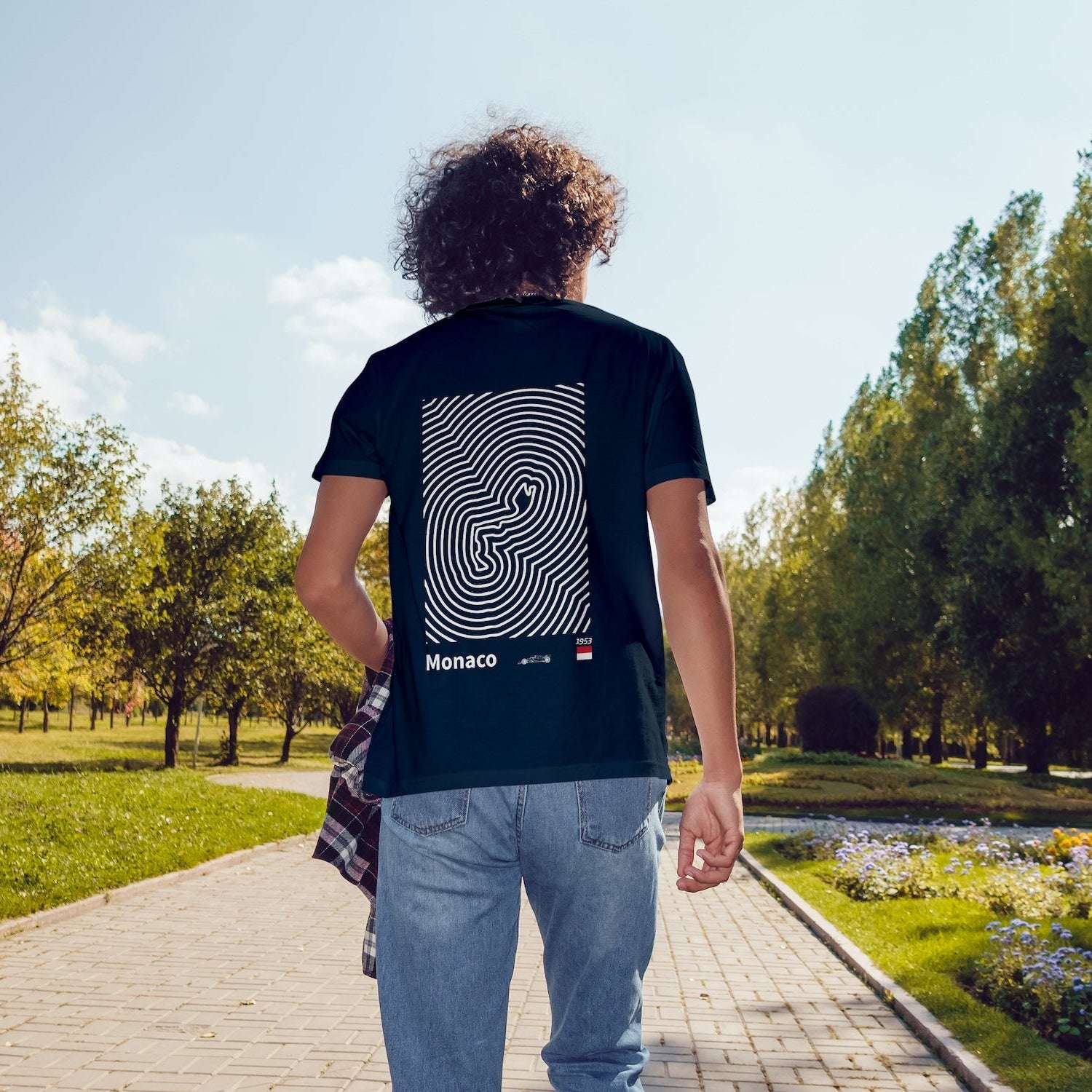 Circuit de Monaco Artwork Tişört